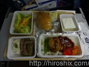 デルタ航空の機内食